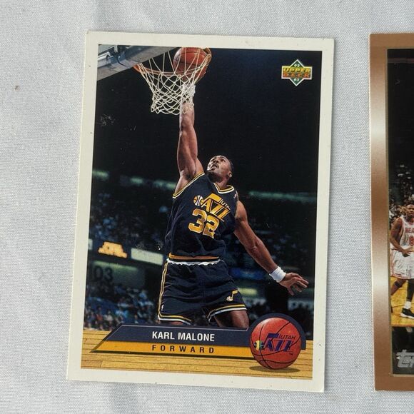 Karl Malone 12 Card Lot NM With 2004 Upper Deck Authentic SP 1993 Fanimation - Picture 9 of 13
